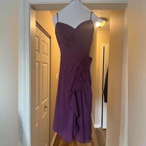 Bridesmaid Dress B2-Eggplant